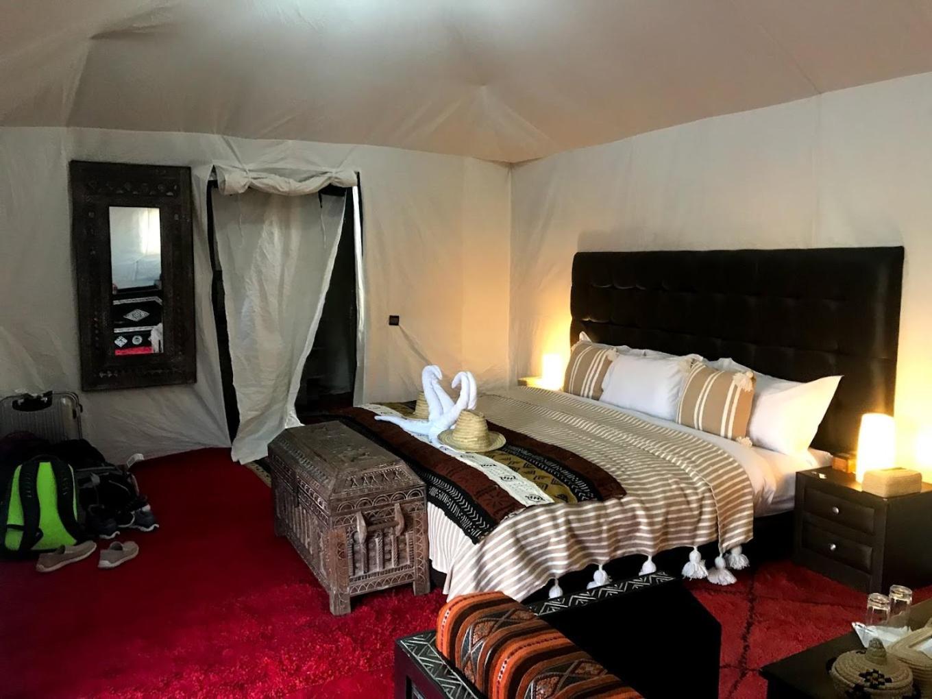 Bed and Breakfast Camp Sahara Majestic à M'Hamid El Ghizlane Extérieur photo